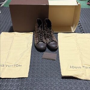 Louis Vuitton Men's Dark Brown Sneakers